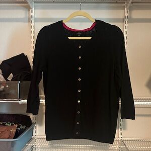 Talbots Black Women's Cardigan Sweater